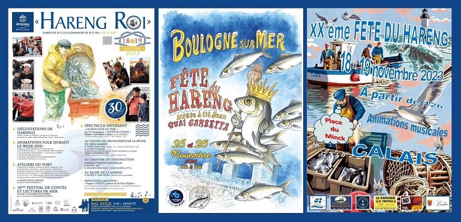 Affiches fetes du hareng 2023