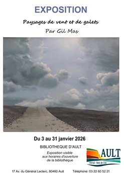Affiche exposition Paysages...