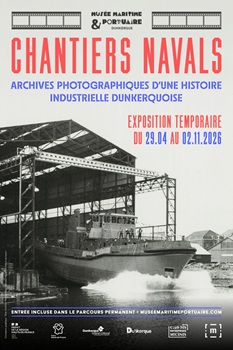 Affiche expo Chantiers navals - MMP DK