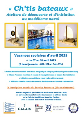 Affiche projet Ch'tis bateaux - FRCPM