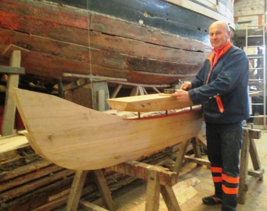 Préparation de la nouvelle quille du dundee Lorette