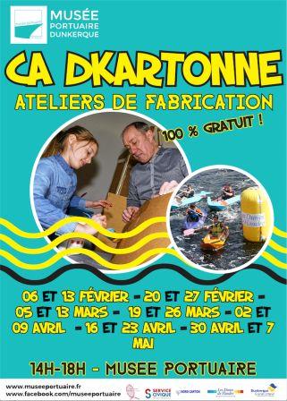 Affiche ateliers Ca DKartonne