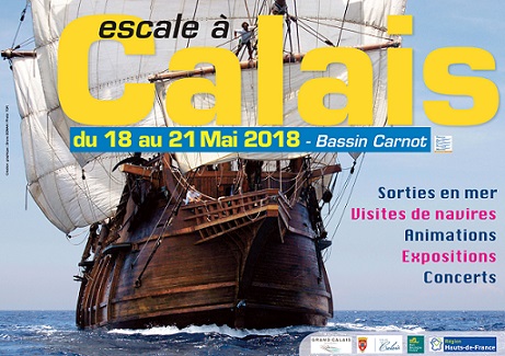 Visuel Escale à Calais 2018 - B DEMAN