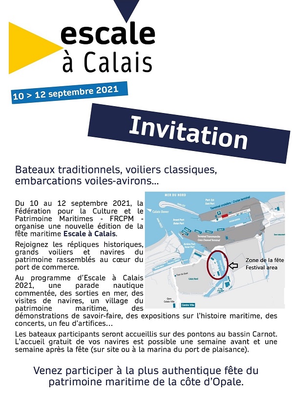 Invitation bateaux EaCl21 - FRCPM